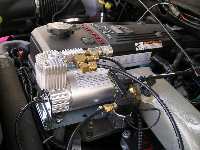 Firestone Air Bags and PacBrake Compressor Dodge Diesel Diesel